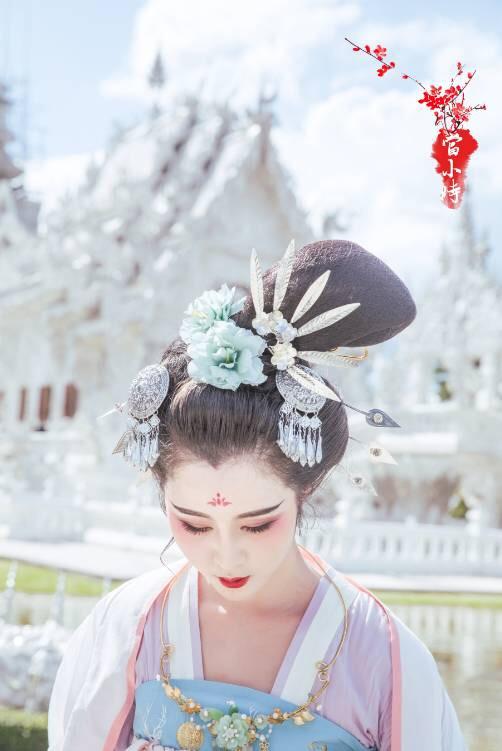 第三站：泰国,清莱白庙,一眸一笑,美如仙子