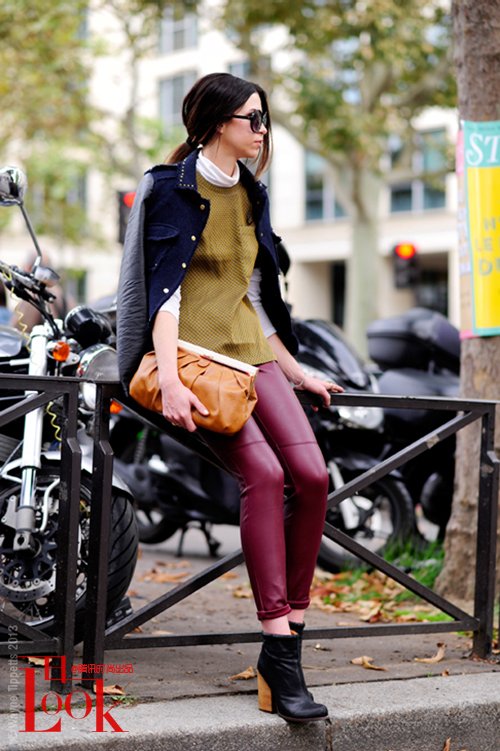 一日一look 靛蓝色的色彩冲撞_搭配资讯_中国服装网