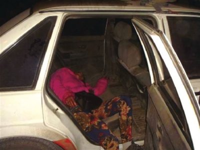 ②货车女车主温丽11月14日服毒现场.