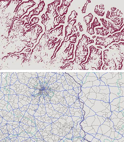 由谷歌地图api完成的抽象派艺术作品(图)_财经_腾讯网