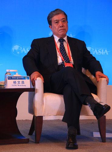 图文:外交学会会长杨文昌