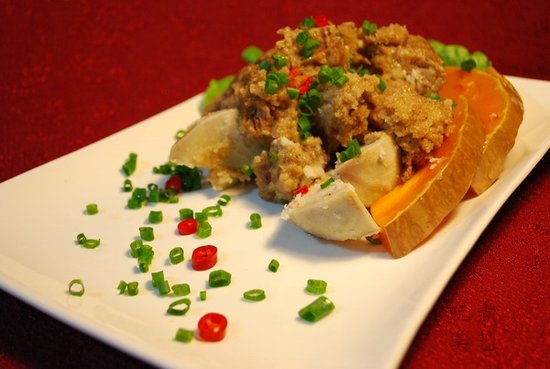 当南瓜遇见鸭肉:味美粉蒸鸭自己做