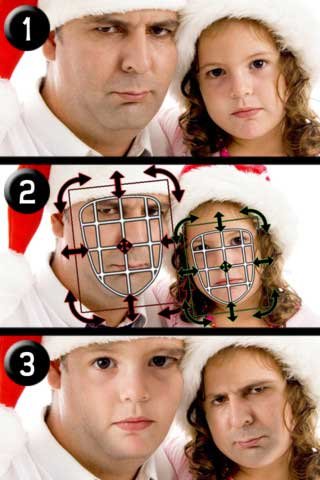 让人惊讶的换脸照片