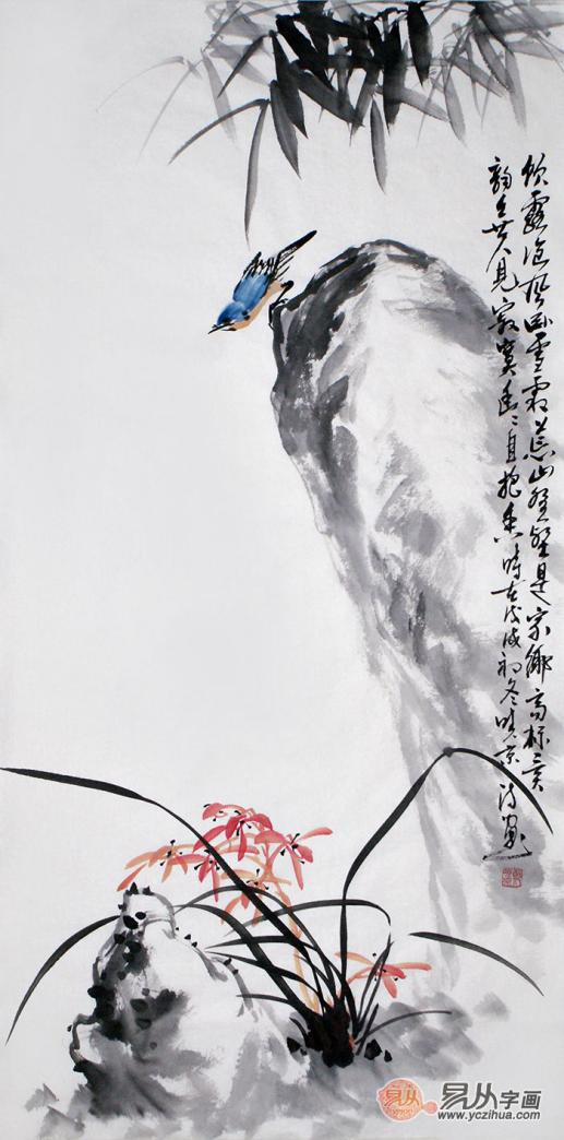 郑晓京花鸟画,让你拥有艺术画廊