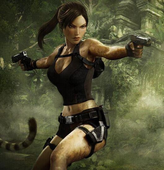 劳拉(古墓丽影)最强悍,性感的代表女性角色,除了擅长冒险犯难之外,在