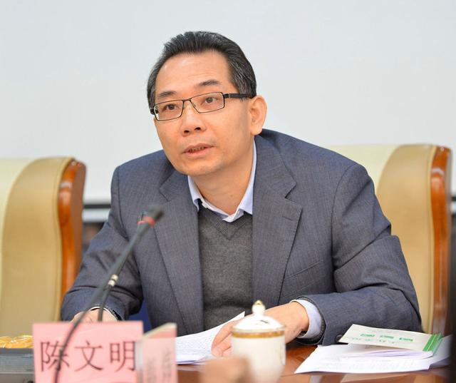 省委组织部部务委员陈文明讲话(刘雷 摄)