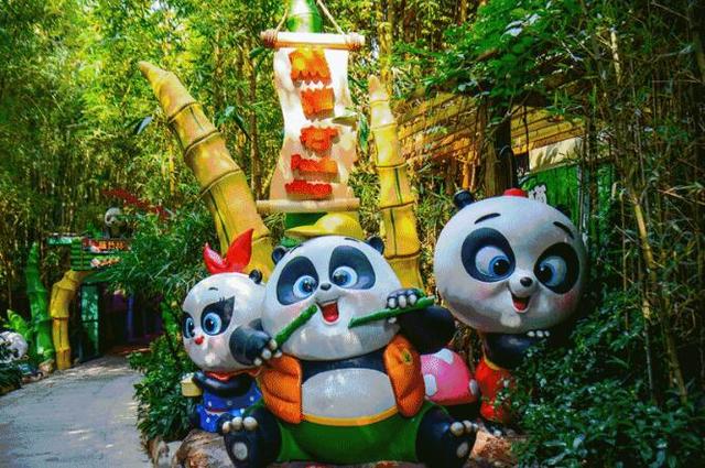 熊猫乐园 图片来源于长隆野生动物世界▲空中缆车"瞰"熊猫 图片来源