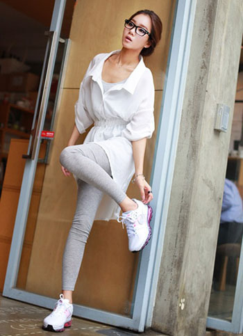 经典白球鞋 运动也可小清新