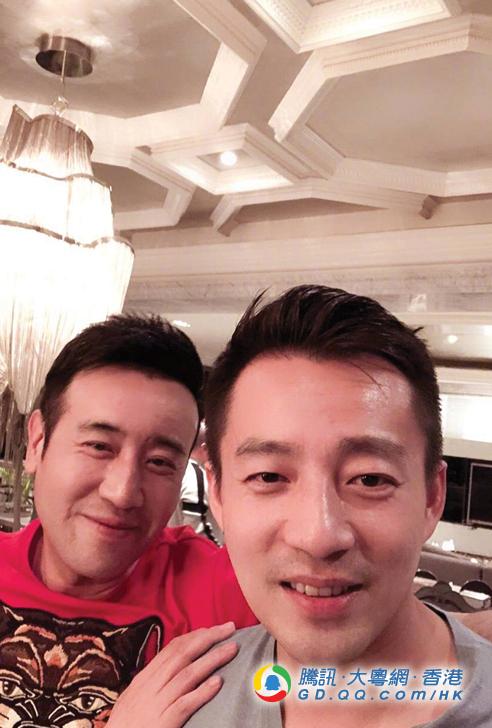 汪小菲被指与于和伟撞脸,连汪小菲也有同感.(图片来源:大s个人主页)