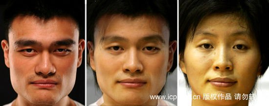 姚明叶莉宝贝的模拟图