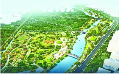 水湾风情园效果图南市文化步行街效果图图为正在进行改造施工的巡司河