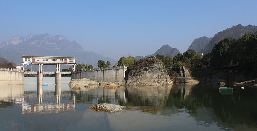 中國最美古地震遺址——黔江小南海