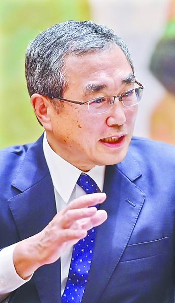 日本全日空控股公司董事长伊东信一郎记者 任勇摄