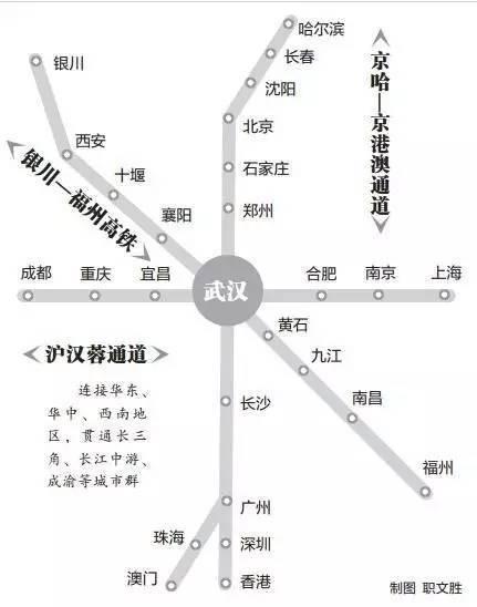 武汉最新铁路枢纽规划获批 将坐拥六座火车站