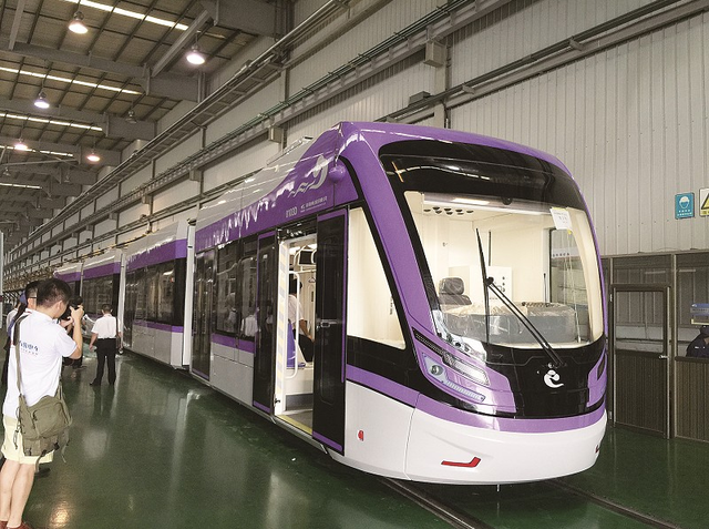 明年6月,武汉首条有轨电车线路,将在沌口开通.