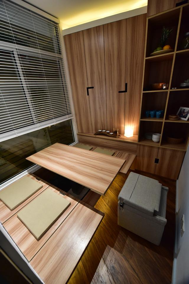 头一年里王平仲实际参与了两个改造项目,其一是 12 平米老宅改造成