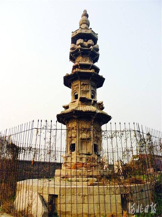 赞皇治平寺石塔(资料片)