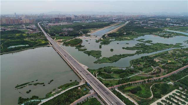 石家庄:滹沱河生态治理现美景