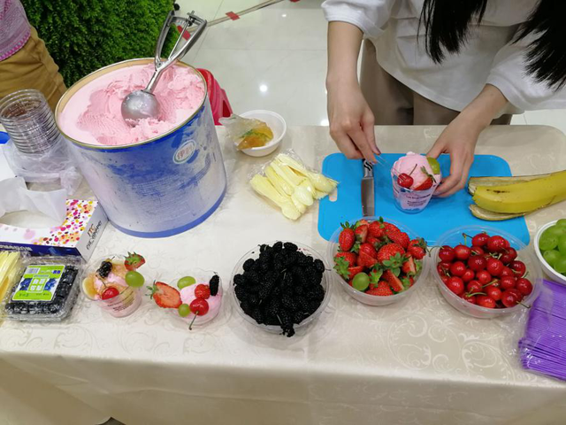 冰淇淋diy程序摆放