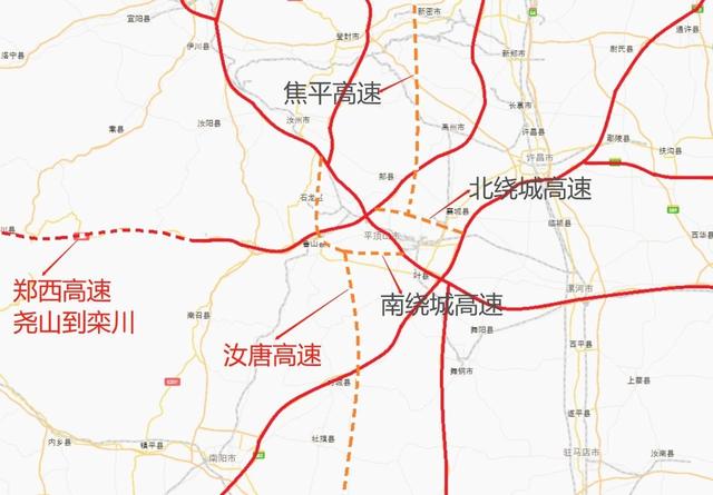 郑西高速地图图片