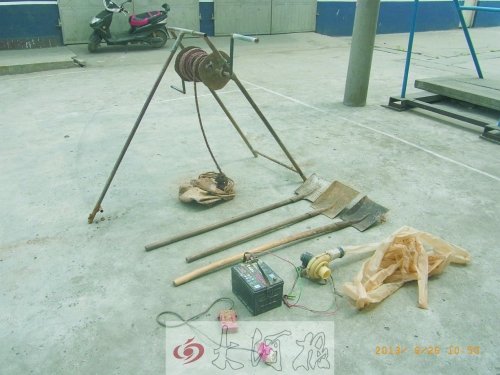 洛阳6窃贼月夜盗墓落法网 使用洛阳铲探宝(图)