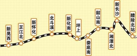 沪昆高铁湖南段站点沪昆高铁湖南段专列价格高铁大事记该线路自湖南省