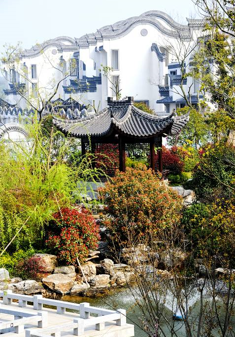 谁说中式别墅花园设计不可以浪漫唯美