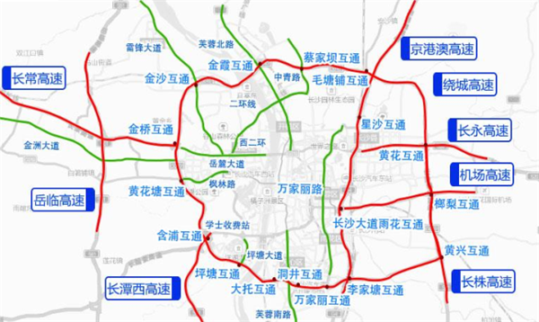 長沙清明期間高速公路進出城易堵路段及出行提醒