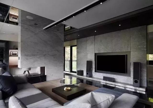 长沙大理石客厅背景墙 实用又高级