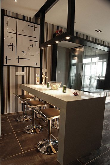 高清:闲情吧台 家庭2平方的聊天区