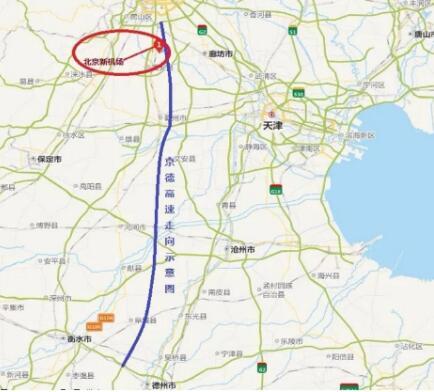 任德高速景县段规划图图片