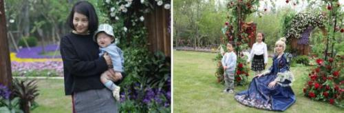 你在回京的人海里 我在惬意的花园中