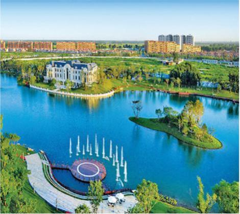 永定河孔雀城枫丹白露花园：幸福生活+下雨