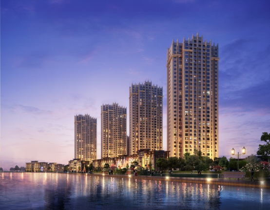 安家京西南，与湿地公园为邻