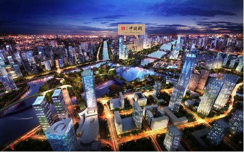 珠江·中国阙 运河CBD商务区的孤本豪宅