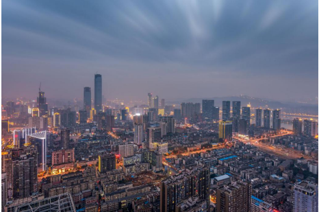 鸟瞰长沙科技新城发现创新型产业基地之美