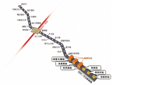 地鐵2號線東延線10月迎客 沿線好盤推薦_房產成都站_騰訊網