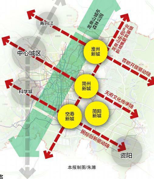 2021简州新城规划图图片