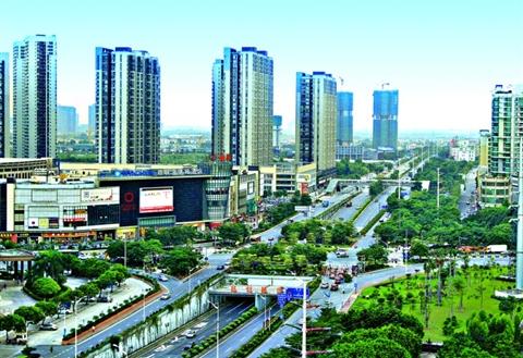 陈村出让近10万平靓地打造广州南站商务区的"天河城"