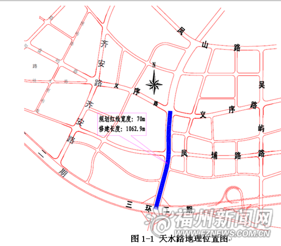 70米宽天水路6月动建 义序片区将形成六横八纵路网_房产福州站_腾讯网