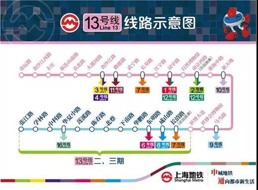 上海地铁5号线13号线延伸段本周日载客试运营