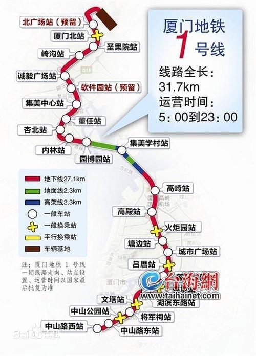 地鐵1號線周邊市政改造工程10月開工2018年9月完工