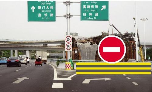 因海沧隧道施工需要 成功大道右转枋钟路匝道将封闭