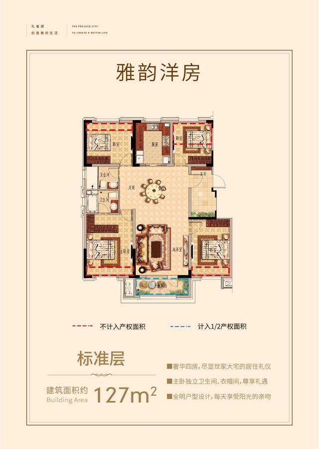 孔雀城·新京学府127平宽境洋房等您品鉴