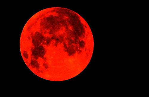 红果人造月亮图片图片