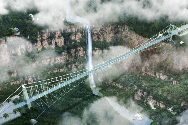 本溪将建东北最长跨度玻璃吊桥 距地面最高158米
