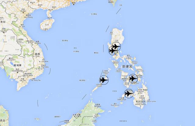 菲律宾美军基地地图图片