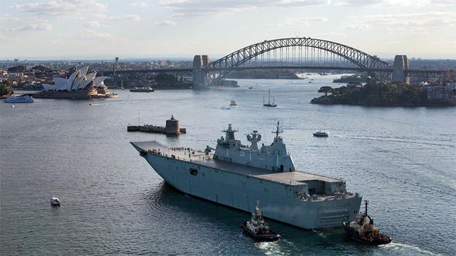 澳大利亚海军精锐尽出来南海,吓唬人还是争宠?