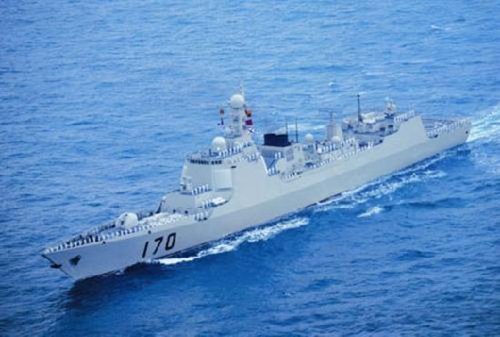 资料图:中国海军南海舰队170号导弹驱逐舰