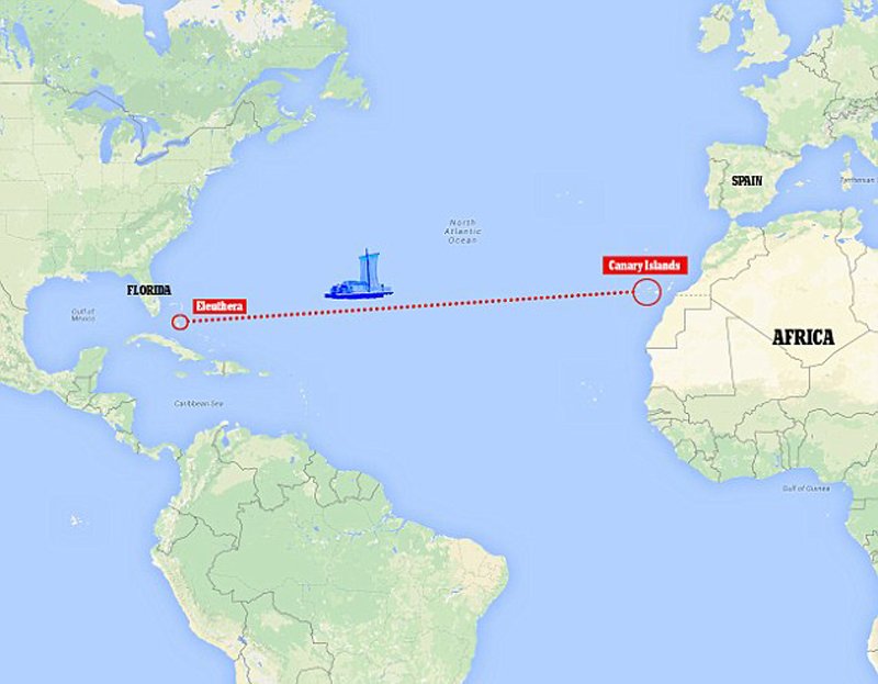 英84岁老人自制橡皮艇 邀好友横渡大西洋